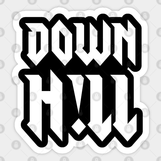 Downhill Sticker by Teravitha